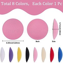 8 шт. 8-цветная основа для шляпы-фасинатора из ЭВА для шляпного магазина&nbsp;AJEW-GF0010-93