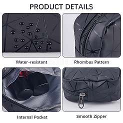 Косметички из искусственной кожи на молнии&nbsp;AJEW-WH20017-49A