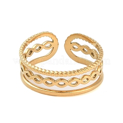 Открытое манжетное кольцо из нержавеющей стали 304 с ионным покрытием (IP)&nbsp;STAS-S125-10G