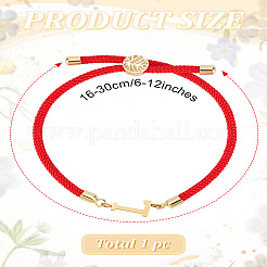 1 pulsera deslizante con cordón de nailon ajustable para mujer&nbsp;BJEW-LP0001-32L-02