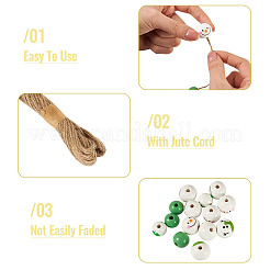 Juego de cuentas decorativas para árbol de festivales de diy&nbsp;DIY-TA0015-93