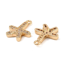 Латунные микропаве прозрачные кубические циркониевые подвески&nbsp;KK-C155-24G