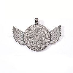 Сеттинги для кулона(кабошонов)&nbsp;LS-PALLOY-S107-003A-B-RS