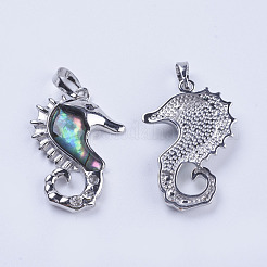 Кулон с панцирем&nbsp;SSHEL-L008-05P