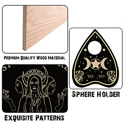 Pendel Wünschelrute Wahrsagetafel Set&nbsp;DJEW-WH0324-002