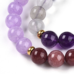 Природные смешанные камень бисер пряди&nbsp;G-T140-8mm-16