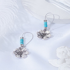 1 пара серег-колец из сплава&nbsp;EJEW-LP0012-04AS