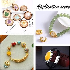 Кабошоны из стекла&nbsp;GLAA-FH0001-25