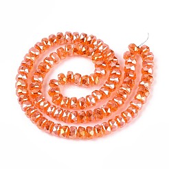 Гальванизируйте прозрачное стекло бисер нитей&nbsp;EGLA-N022-05B-C03