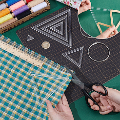 Прозрачный акриловый шаблон для шитья&nbsp;AJEW-NB0007-10A