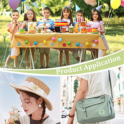 70 шт. 7 цвета компьютеризированная вышивка ткань утюгом / пришить патчи&nbsp;PATC-FG0003-36