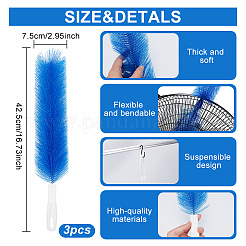 Пластиковая щетка для чистки&nbsp;AJEW-WH0567-40