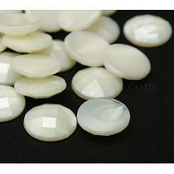 Cabochons en acrylique avec strass de taiwan&nbsp;ACRT-M005-17mm-P02