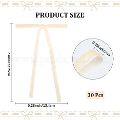 30шт бархатный бант&nbsp;AJEW-CN0003-71C