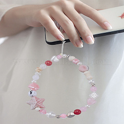 1 шт. ремешки для мобильного телефона с бусинами из смолы&nbsp;HJEW-LP0001-22