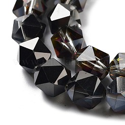 Стеклянные бусины с гальваническим покрытием &nbsp;EGLA-P057-01A-HP05