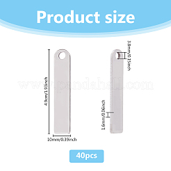 40 шт. подвески из нержавеющей стали 201&nbsp;STAS-DC0016-30A