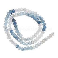 Natürliche teufelsblaue Aquamarin-Perlenstränge&nbsp;G-NH0073-A01