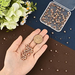 250 шт. 5 стиля латунные распорные бусины для стоек&nbsp;KK-PA0001-02RG