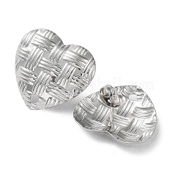 Фурнитура для сережек-гвоздиков из нержавеющей стали марки 304&nbsp;STAS-M323-15P