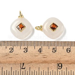 Натурального белого нефрита подвески&nbsp;G-H328-06G-C11