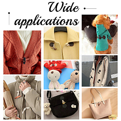 Риса деревянные пуговицы&nbsp;BUTT-WH0020-14