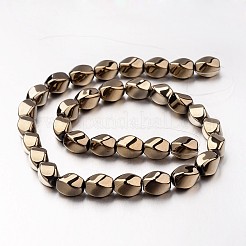 Electroplate non magnetici ematite sintetico fili di perline&nbsp;G-F300-11B-06