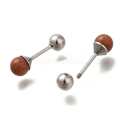 201 калибр берушей из нержавеющей стали&nbsp;EJEW-C118-08P-05