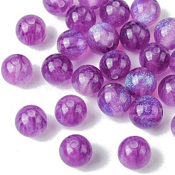 25 pz perline rotonde in resina imitazione occhio di gatto&nbsp;RESI-FS0001-65C