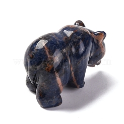 Décorations d'affichage en sodalite naturelle&nbsp;DJEW-P019-C02