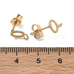 Ohrstecker-Beschläge aus Edelstahl 304&nbsp;SA-CBA22DE-05G-02