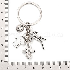 Брелки из цинкового сплава&nbsp;KEYC-I118-01ASP-03