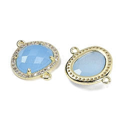 Окрашенный натуральный белый нефрит овальные граненые звенья&nbsp;G-B126-01G-06