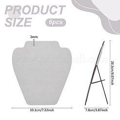 Бархатные ожерелья в форме бюста&nbsp;ODIS-WH0043-159A