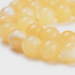 Topazio naturale perle di giada fili&nbsp;G-E266-11A-4mm