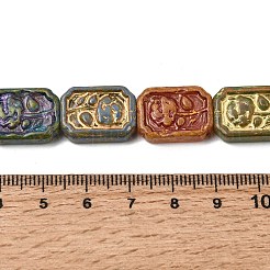 Perles en verre peintes&nbsp;GLAA-Z021-05A