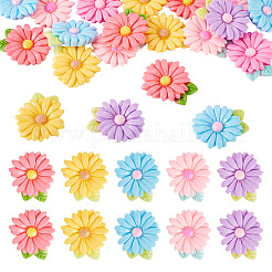 20pcs cabochons en résine opaque&nbsp;RESI-TADJ0001-08E