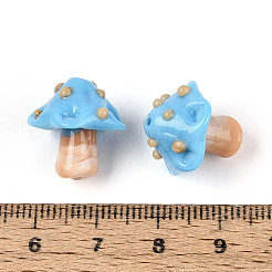 Нити бугорчатых бусин ручной работы в технике лэмпворк&nbsp;LAMP-A004-06F