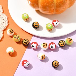 16 шт. 4 стиля наборы для самостоятельного изготовления бусин на тему Хэллоуина&nbsp;DIY-CJ0003-11