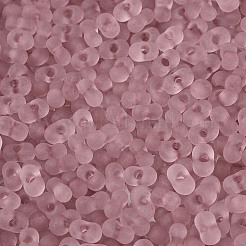 Perles de rocaille en verre transparent dépoli fgb&nbsp;SEED-N013-06A-06
