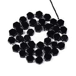 Природные обсидиана бисер нитей G-P534-A22-01
