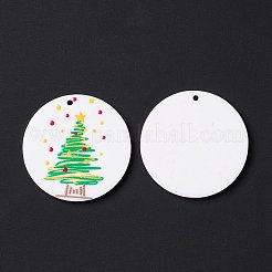 Pendentifs acryliques de noël&nbsp;SACR-G018-02B