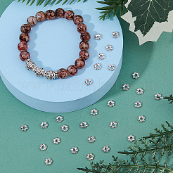 400 шт. бусины-разделители в виде цветка из сплава в тибетском стиле&nbsp;FIND-DC0005-30