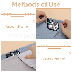 24 шт. компьютерная вышивка на тканевых заплатках с утюгом&nbsp;PATC-FG0002-82