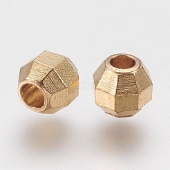 Граненый латунный бисер&nbsp;KK-F736-03C