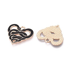 Подвески из сплава и эмали на тему Хэллоуина&nbsp;ENAM-T021-30F-02