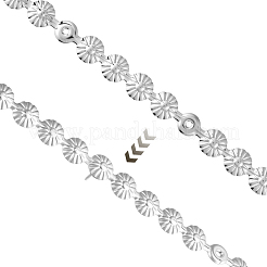 5 bolsa de tiras decorativas de hierro con flores&nbsp;FIND-GF0008-41A-P