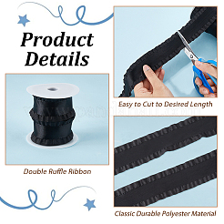 Rubans de broderie en polyester de 10 mètre&nbsp;DIY-FI0001-12B