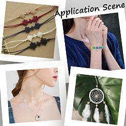 1 рулон нейлонового атласного шнура с плетением «раттейл»&nbsp;NWIR-SC0002-03