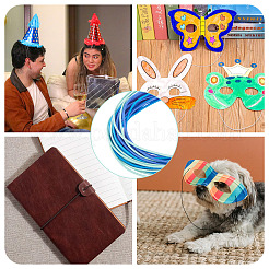 32 шт. 4 цвета круглый эластичный колючий шнур для переплета маски шляпы книги&nbsp;FIND-TA0008-88A